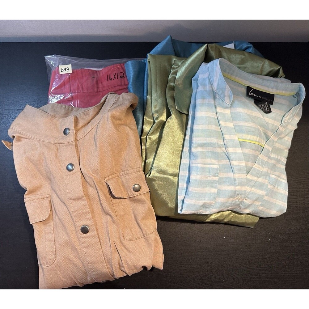 Women’s Clothing Lot 5 Pc Maurices / Lane Bryant / Kim Rodgers / Appleseeds XXL